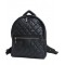 Replica Chanel Coco Cocoon Front Zipper Pocket Archy Top Diamond-type Lattice Style Black Nylon Women's Backpack A92559