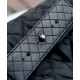 Replica Chanel Coco Cocoon Front Zipper Pocket Archy Top Diamond-type Lattice Style Black Nylon Women's Backpack A92559