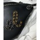 High Quality Chanel Chain Style Brand Letter Decoration Black Leather Marsupio Women's Zipper Closure Crossbody Bag UK