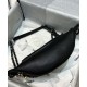 High Quality Chanel Chain Style Brand Letter Decoration Black Leather Marsupio Women's Zipper Closure Crossbody Bag UK