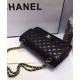 Spring Popular Golden Double Chain Shoulder Strap Classic Black Quilted Lambskin Leather Jumbo Flap Bag - Copy Chanel Chain Bag