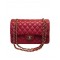 Latest Styles CC Turn Lock Diamond Pattern Golden Classic Jumbo Flap Bag - Replica Chanel Red Quilted Leather Chain Bag