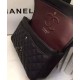 Hot Selling Black Caviar Leather Women's Classic Jumbo Flap Bag - Replica Chanel Antique Silver Chain Shoulder Strap Handbag