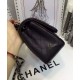 Timeless Style Rhombic Shaped Black Lambskin Leather Mini Classic Boy Flap Bag - Faux Chanel Female Silver Chain Crossbody Bag