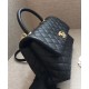 Replica Chanel Black Caviar Leather Single Top Handle Golden CC Logo Turn Lock Chian Flap Bag For Ladies