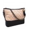 Replica Chanel Gabrielle Pink Quilted & Black Smooth Leather Two-tone Chain Shoulder Strap Women's Medium Hobo Bag Online