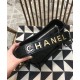 Chic Style Brass Brand Signature Black Metal Chain Shoulder Strap - Replica Chanel Gabrielle Black Crocodile Grained Leather Female Small Hobo Bag