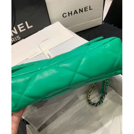 Best Price Brass Top Handle Interlocking C Turn-lock Medium Chain Bag - Replica Chanel 19 Large Lady Green Quilted Leather Flap Bag