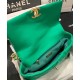 Best Price Brass Top Handle Interlocking C Turn-lock Medium Chain Bag - Replica Chanel 19 Large Lady Green Quilted Leather Flap Bag