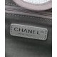 Best Price Silver Chain Interlocking C Logo Printing Large Tote Bag - Fake Chanel Grey Canvas Shopping Bag For Ladies Online