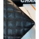 Latest Asymmetric CC Signature Chain Shoulder Strap Black Quilted Caviar Leather - Women's Fake Chanel Small Phone Holder