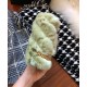 Clone Chic Chanel Mademoiselle Turn Lock Golden Chain Shoulder Strap Female Mini 2.55 Green Shearling & Quilted Leather Vertical Bag