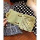 Clone Chic Chanel Mademoiselle Turn Lock Golden Chain Shoulder Strap Female Mini 2.55 Green Shearling & Quilted Leather Vertical Bag