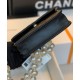 Imitation Chanel White Pearl Shoulder Strap Silver CC Snap Button Women's Flap Clutch Bag 15CM