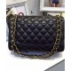 Imitated Chanel Diamond Style Pattern Black Quilted Leather Ladies Classic Jumbo Double C Twist Lock Large Flap Bag