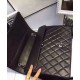 Popular Black Lambskin Leather Silver Chain Strap CC Logo Twist Lock - Replica Chanel Women's Classic Jumbo Double Flap Bag