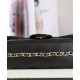 Replica Chanel Black Quilted Lambskin Leather White Pearl Beads Decoration CC Logo Lock Women's Small Flap Bag