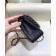 Faux Chanel Small Black Quilted Cowhide Leather Golden CC Lock Women's Chain Design Flap Bag Online