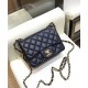 Fake Chanel Mini Classic Boy Black Caviar Leather Flap Bag Golden CC Logo Turn Lock Mini Chain Bag For Ladies