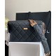 Fashion CC Logo Turn Lock Multiple Chain Shoulder Straps - Women's Chanel Black Quilted Leather Flap Crossbody Bag