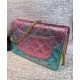 Replica Chanel 2.55 Colorful Crinkled Metallic Goatskin Golden Chain Wallet Women's Flap Crossbody Bag For Sale Pink