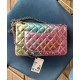 Fashion Colorful Crinkled Leather Quilted Style Silver Chain - Women's Chanel 2.55 Double Flaps Bag Pink