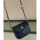 Low Price Golden Bead Detail CC Logo Turn Lock Flap Design Waist Bag - Women's Chanel Black Leather Mini Crossbody Bag