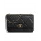 Best Price Burgundy Quilted Leather Top Golden Bar Detail Classic Chain Shoulder Strap - Fake Chanel Flap Wallet 19CM