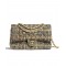 Replica Chanel Classic A01112 Golden CC Turn Lock Women's Multicolor Tweed Medium Flap Bag Apricot Online