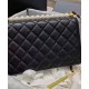 2022 New Top White Pearl Decoration CC Logo Turn Lock - Women's Fake Chanel Chain Strap Black Flap Bag