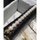 2022 New Top White Pearl Decoration CC Logo Turn Lock - Women's Fake Chanel Chain Strap Black Flap Bag