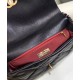 Hot Selling CC Motif Turn Lock Closure Brass Chain Top Handle Rhombus Quilted Pattern - Fake Chanel 19 Black Goatskin Leather Flap Bag 30CM