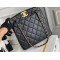 Chanel Maxi Shopping Bag Black For Women 11.8in/30cm