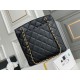 Chanel Maxi Shopping Bag Black For Women 11.8in/30cm