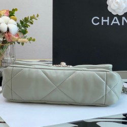 Chanel Classic Flap Bag Grey For Women 10.2in/26cm