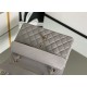 Chanel Classic Handbag 26cm Grey For Women A01112