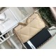 Chanel 19 Flap Bag Beige For Women 10.1in/26cm