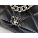 Chanel Classic Flap Bag Black For Women 10.2in/26cm