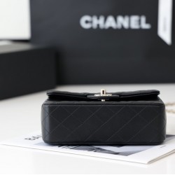 Chanel Flap Bag Mini Doll Handle Bag 20cm Black