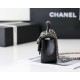 Chanel Flap Bag Mini Doll Handle Bag 20cm Black