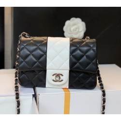 Chanel Mini Flap Bag Black For Women 7.8in/20cm