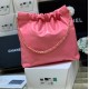 Chanel 22 Handbag Coral Pink For Women AS3261 B08037 NH621