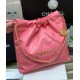 Chanel 22 Handbag Coral Pink For Women AS3261 B08037 NH621