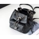 Chanel Backpack Black For Women 7 in/18cm