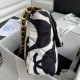 Chanel 19 Large Flap Bag White/Black For Women, Women’s Bags, Shoulder And Crossbody Bags 10.2in/26cm AS1161 B05179 NB405