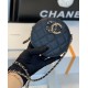 Chanel Round Bag Crossbody Black For Women 4.7in/12cm