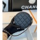 Chanel Round Bag Crossbody Black For Women 4.7in/12cm