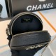 Chanel Round Bag Crossbody Black For Women 4.7in/12cm