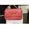 Chanel 19 Handbag 26cm Rose Pink For Women AS1160