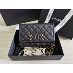 Chanel CO-CO Woc Crossbody Bag 20cm Black